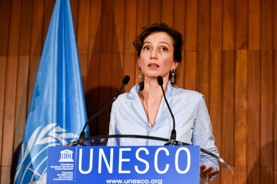 la Directrice générale de l'UNESCO, Mme Azoulay 2
