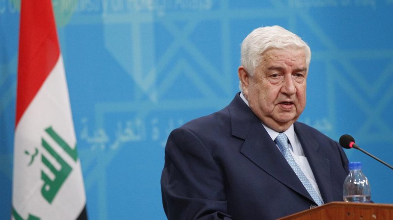 le Ministre syrien des Affaires étrangères Walid Mouallem