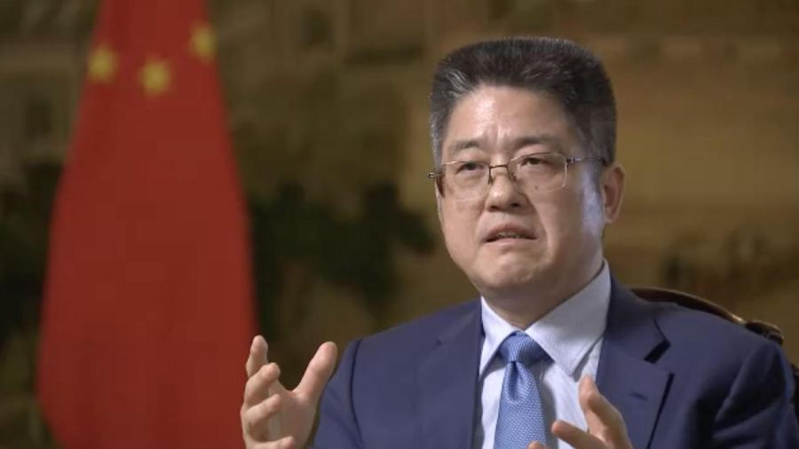 Le vice-ministre chinois des Affaires étrangères, Le Yucheng. FABRICE COFFRINI AFP