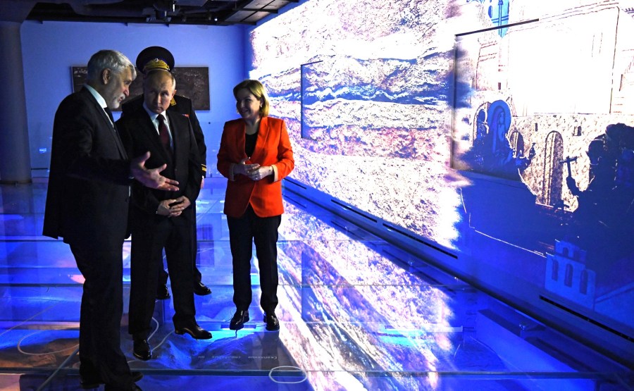 MONASTERE KREMLIN 4 XX 6 Visite du musée d'archéologie du monastère de Chudov - 4 novembre 2020