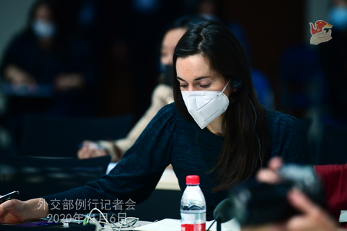 N°18 Conférence de presse du 6 novembre 2020 tenue par le porte-parole du Ministère des Affaires étrangères Wang Wenbin