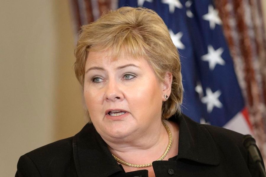 Première ministre norvégienne Erna Solberg