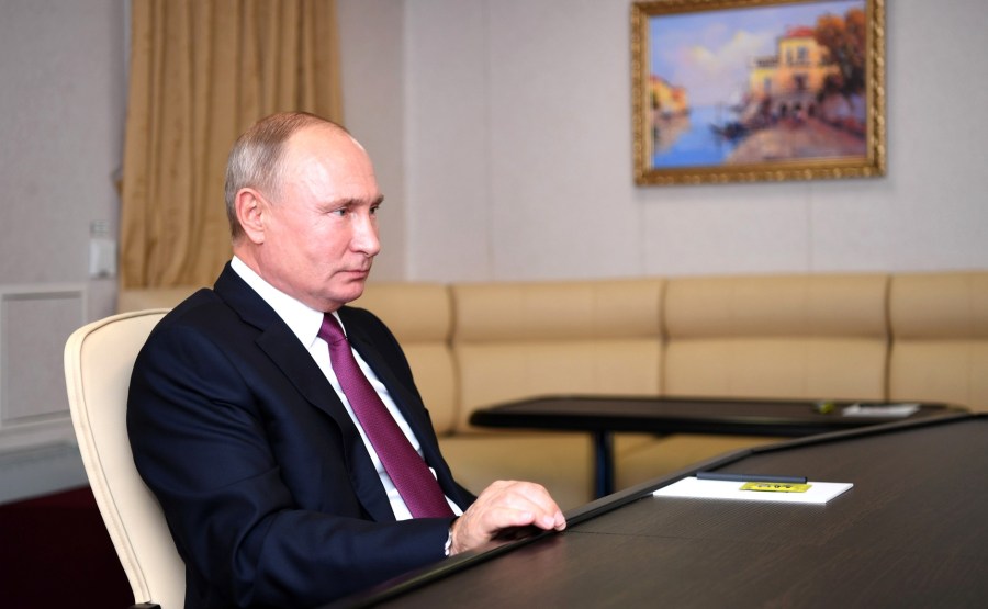 RUSSIE KREMLIN 4 XX 4 Rencontre avec le président du conseil d'administration de l'USC, Georgy Poltavchenko