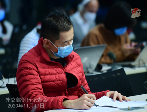 zhao lijian PH 12 Conférence de presse du 17 novembre 2020 tenue par le porte-parole du Ministère des Affaires étrangères Zhao Lijian