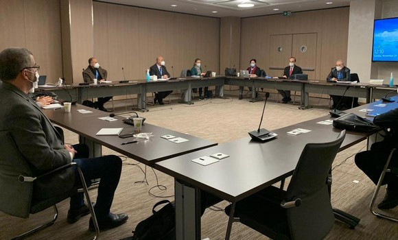 4e session de la Commission rédactionnelle du Comité constitutionnel syrien.