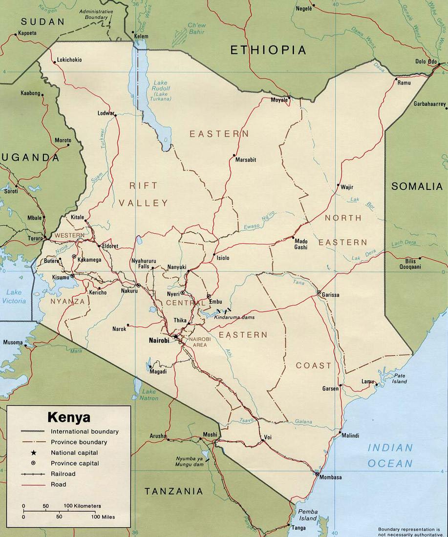 carte-administrative-du-kenya