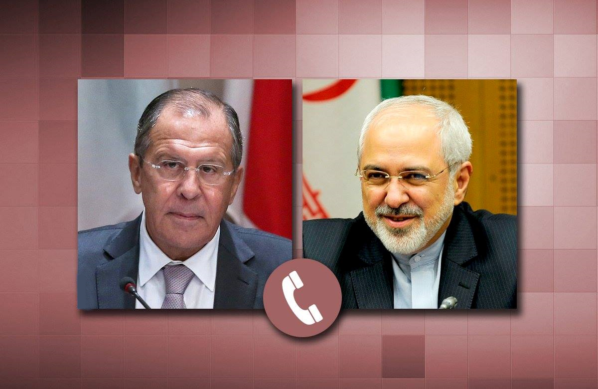 свл-зарифSergueï Lavrov avec le Ministre iranien des Affaires étrangères Mohammad Javad Zarif.