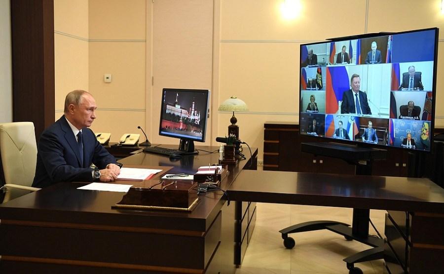 DU 04.12.2020. Réunion avec les membres permanents du Conseil de sécurité 04.12.2020 du 20H