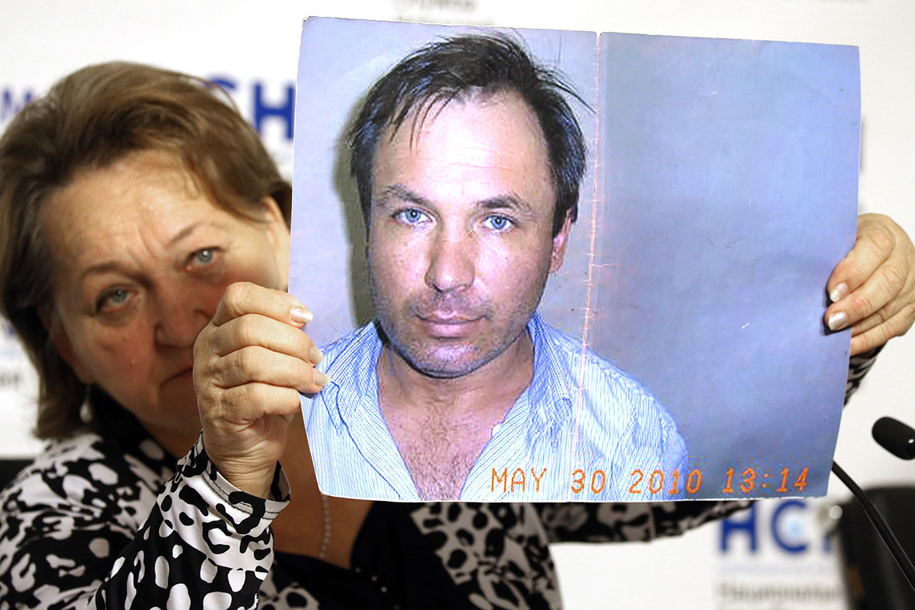 Family of Russian pilot Konstantin Yaroshenko jailed in USA give press conference
