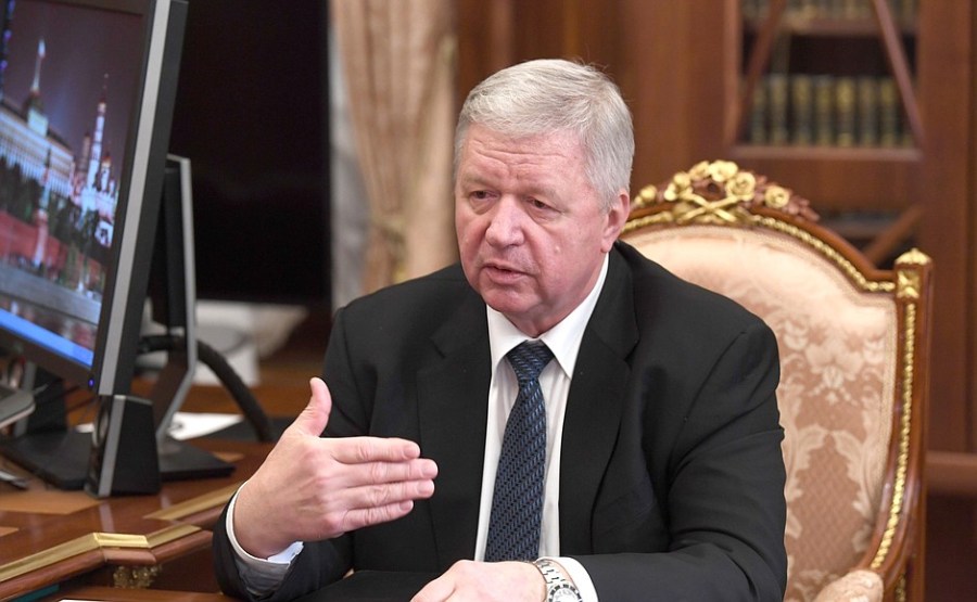 KREMLIN 1 XX 2 Rencontre avec le président de la Fédération des syndicats indépendants de Russie Mikhail Shmakov du 29 décembre 2020