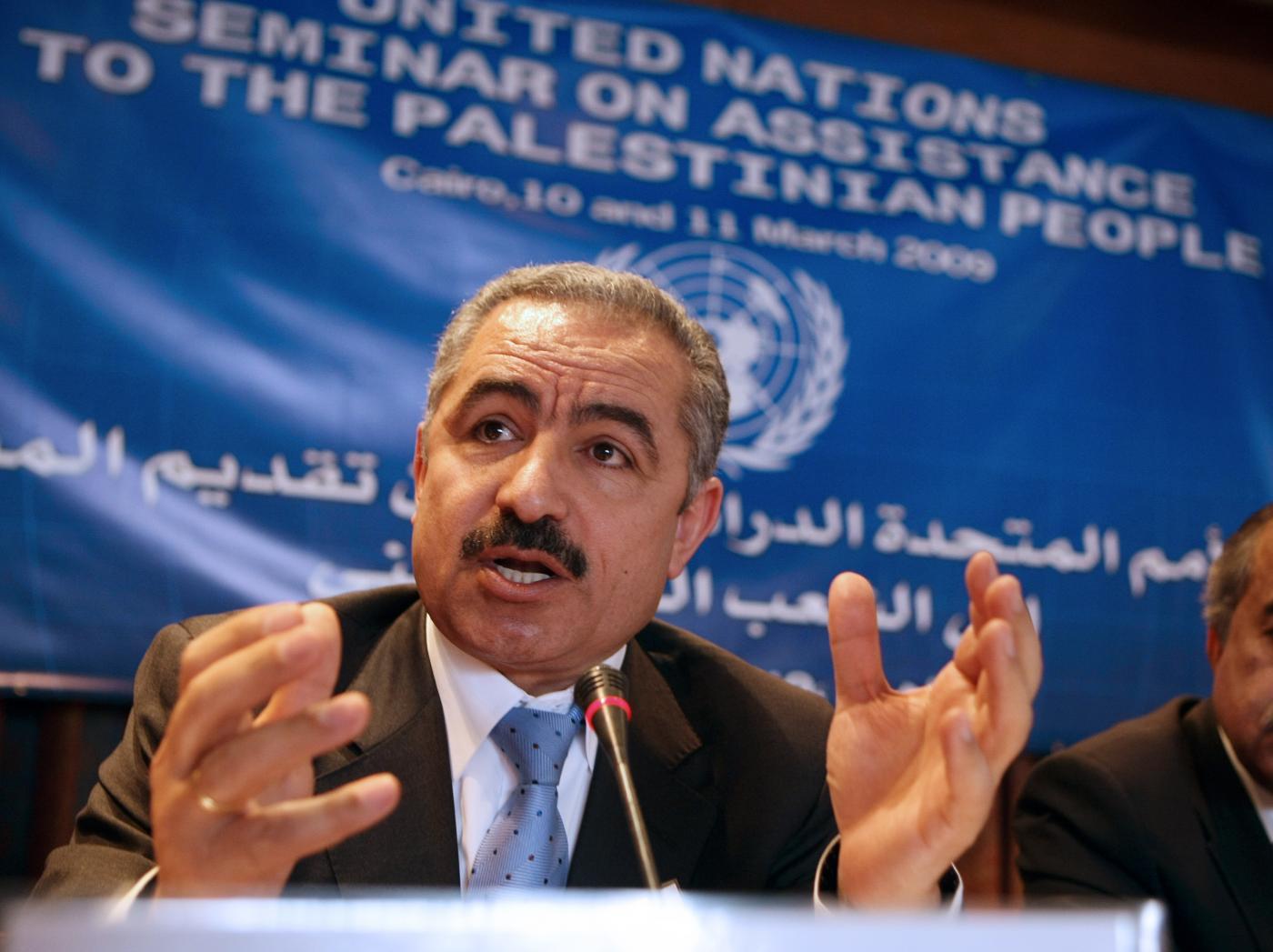 Le Premier ministre Mohammad Shtayyeh