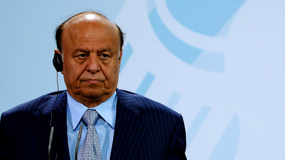 le Président du Yémen Abdrabbo Mansour Hadi