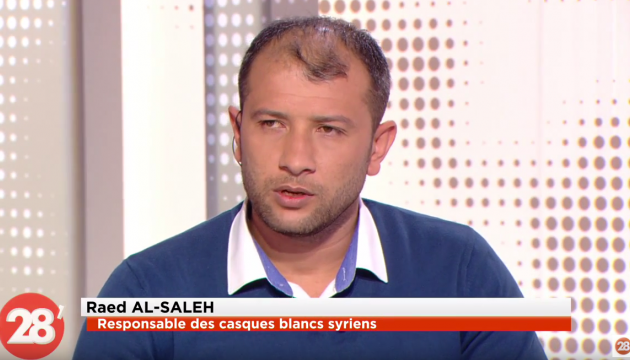 l'un des leaders des Casques blancs Raed al-Saleh.