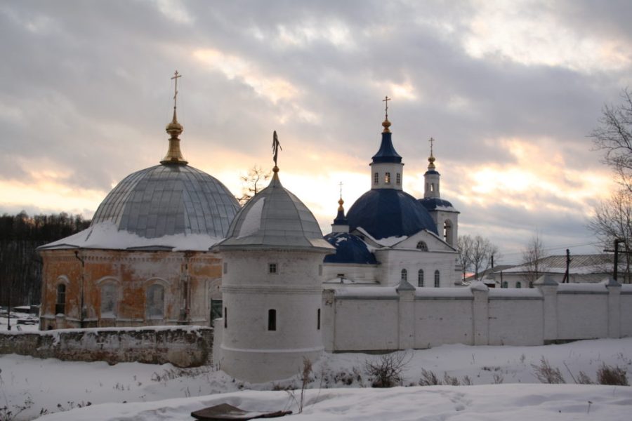 The Monastery of St.John in the outskirts of the Tobolsk, Russia