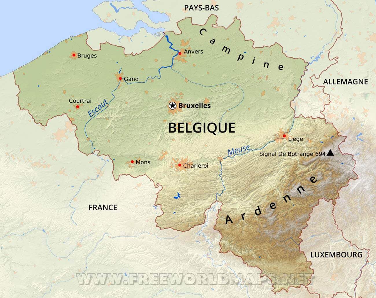belgique-carte