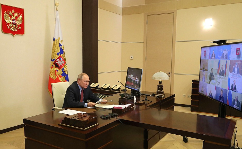 KREMLIN 1 XX 2 Réunion sur les questions économiques 21 janvier 2021