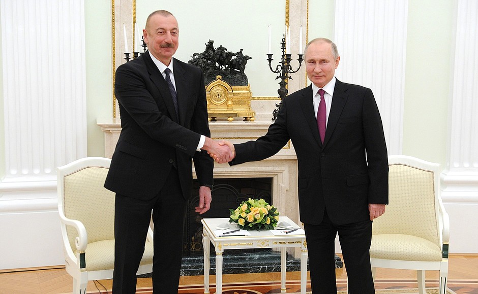 KREMLIN AZERBAIDJAN N 1 SS 2 Rencontre avec le président azerbaïdjanais Ilham Aliyev - 11 janvier 2021 - 18H20