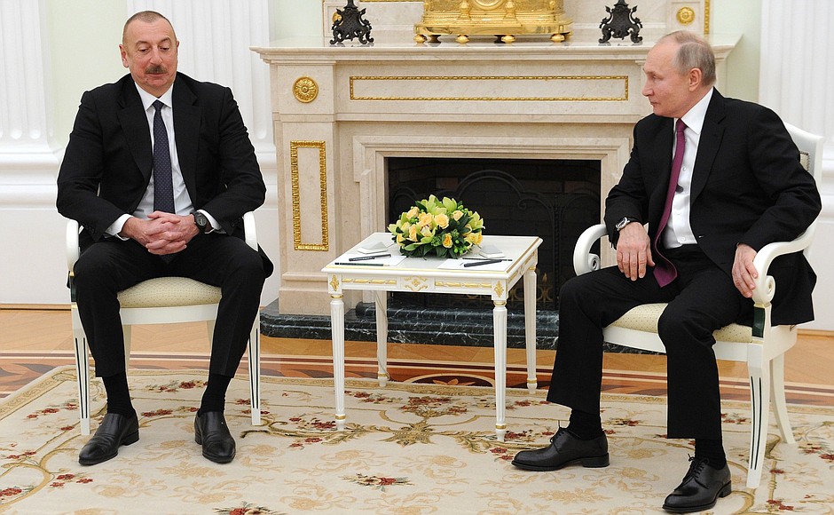 KREMLIN AZERBAIDJAN N 2 SS 2 Rencontre avec le président azerbaïdjanais Ilham Aliyev - 11 janvier 2021 - 18H20