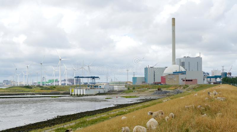 nuclear-power-plant-near-borssele-netherlands-july-owned-run-company-epz-153129318
