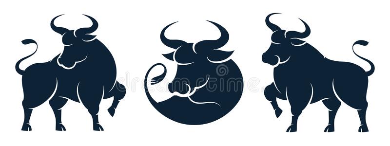 taurus-zodiac-sign-ox-new-year-symbol-isolated-set-silhouette-bulls-icons-vector-farm-animal-metal-horoscope-longhorn-buffalo-198758917