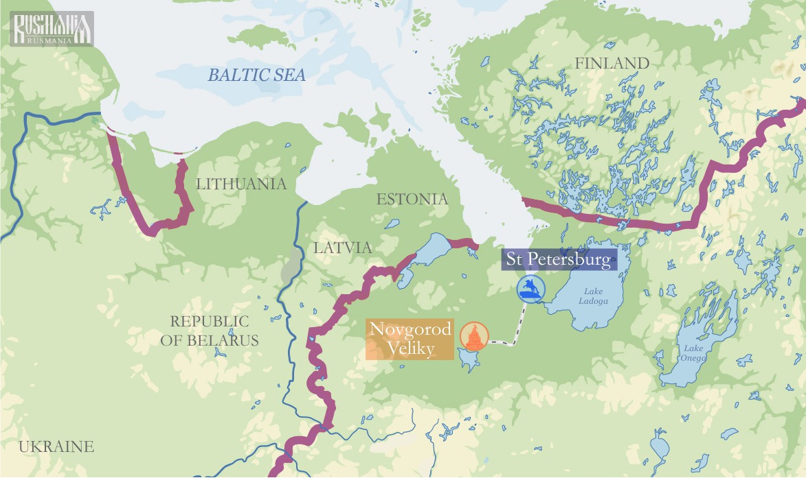 the-route-spb-novgorod-map