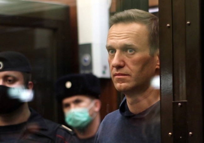 Alexeï Navalny lors de son procès. Photo © Moscow City Court Press Office T SIPA