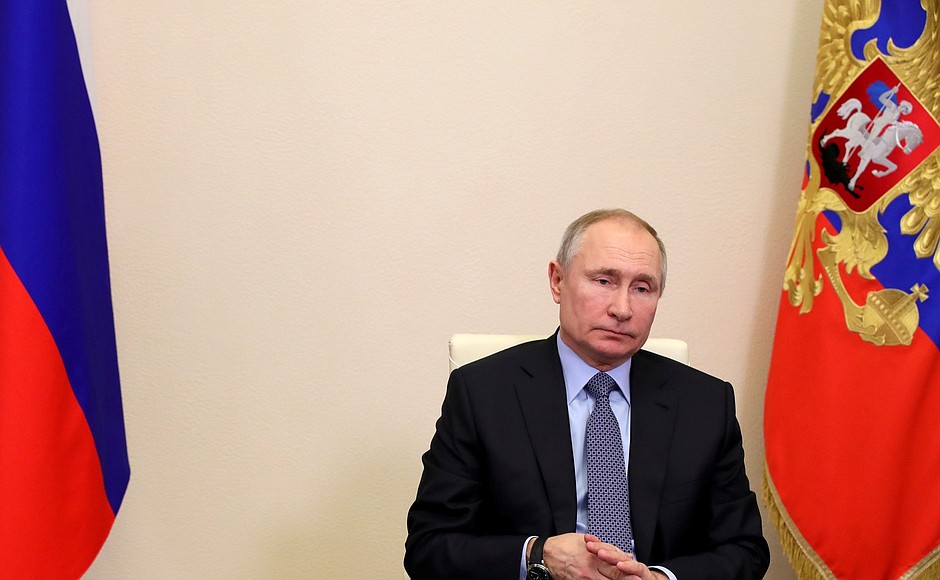 KREMLIN 3 XX 3 Réunion avec les membres permanents du Conseil de sécurité 18.02.2021