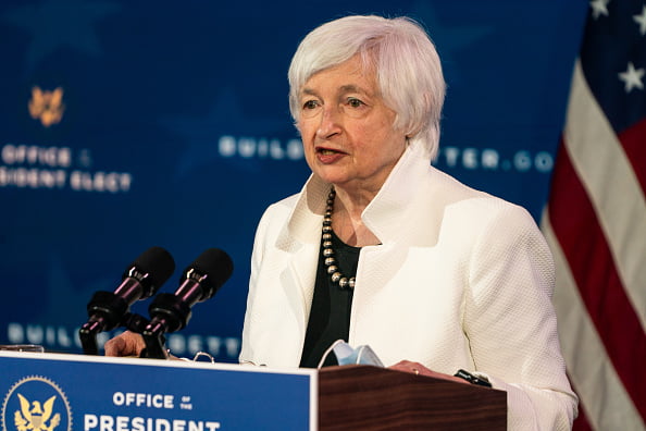 la Secrétaire américaine au Trésor Janet L. Yellen