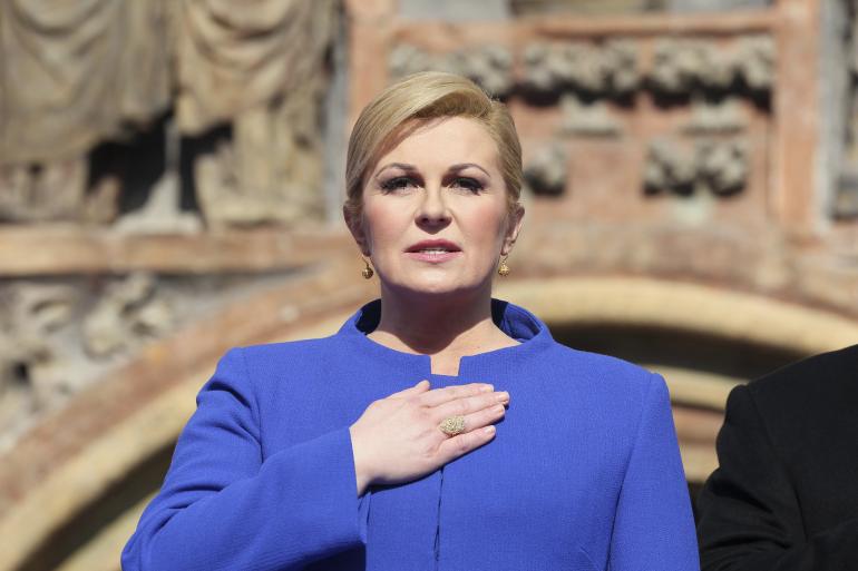 le président croate Kolinda Grabar-Kitarović.