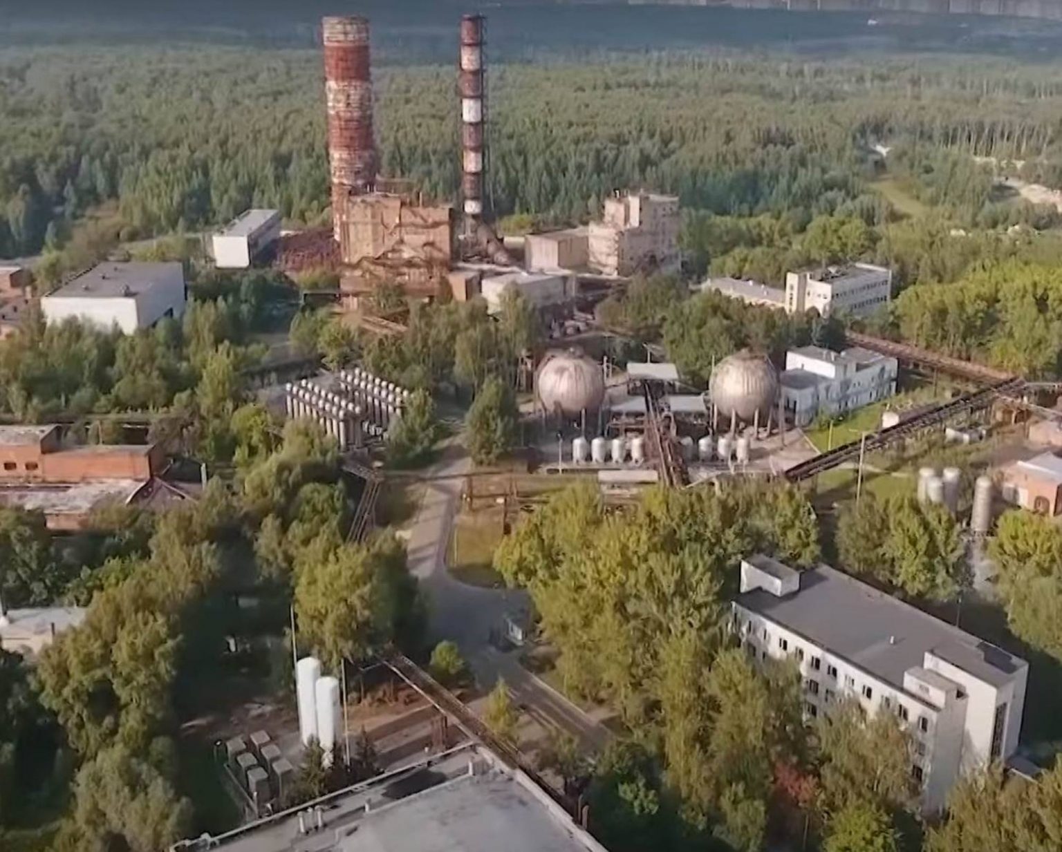 Le site d'essai des moteurs expérimentaux d'Energomash dans la banlieue de Moscou.