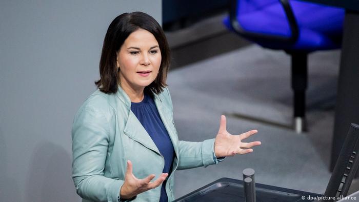 Mme&nbsp;Annalena Baerbock.