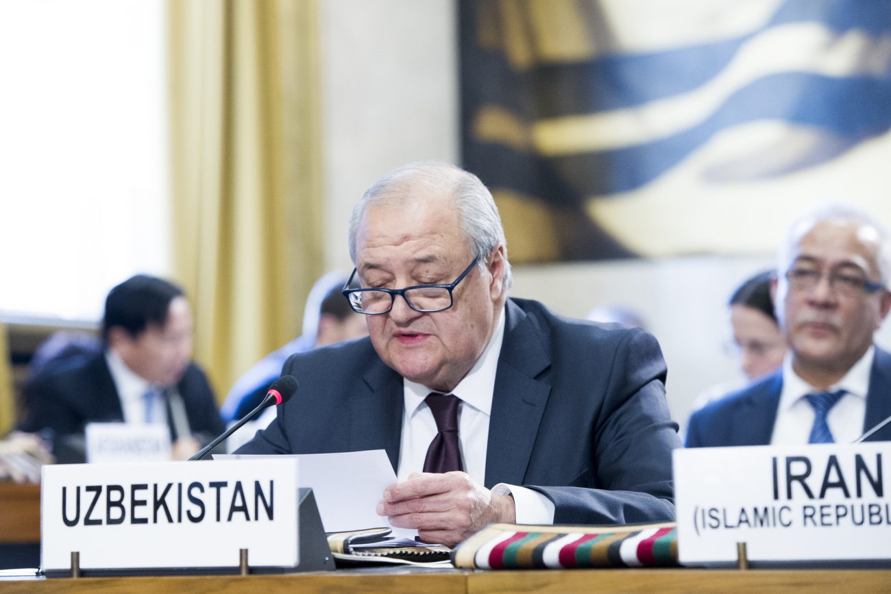 Abdulaziz Kamilov, Ministre des Affaires étrangères de l'Ouzbékistan