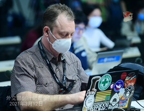 Conférence de presse du 12 mars 2021 PH 10 tenue par le porte-parole du Ministère des Affaires étrangères Zhao Lijian