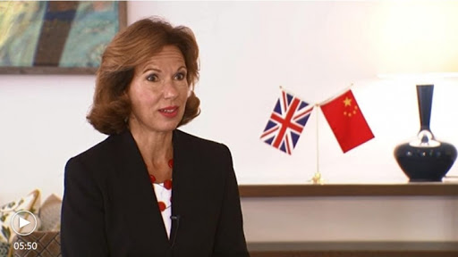 La nouvelle ambassadrice britannique en Chine Caroline Wilson