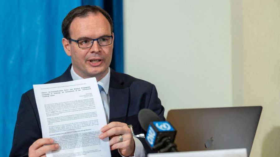 le chercheur antichinois Adrian Zenz