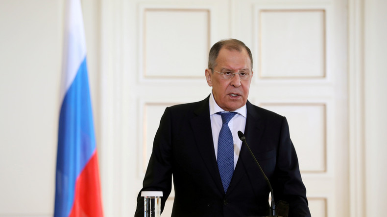 le Ministre russe des Affaires étrangères Sergueï Lavrov