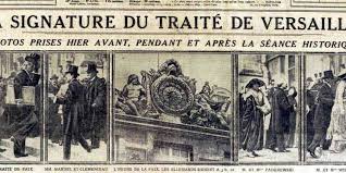 Traité de Versailles, en 1919,
