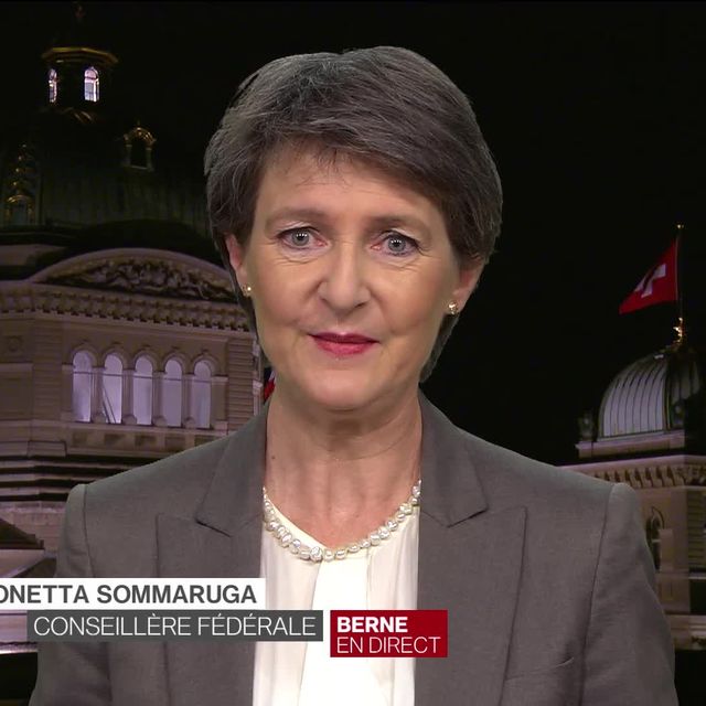 la conseillère fédérale Simonetta Sommaruga SUISSE 2