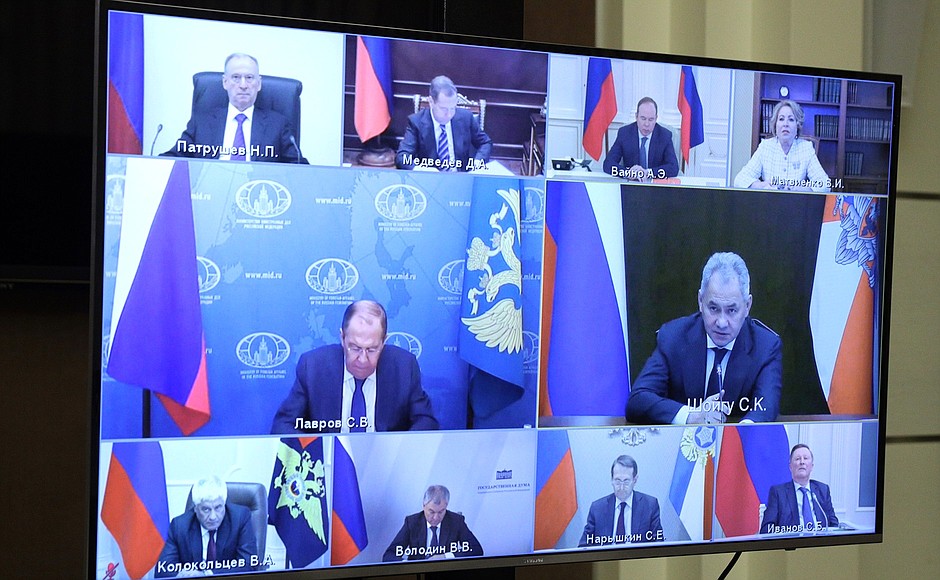 SOCHI 2 XX 3 Réunion avec les membres permanents du Conseil de sécurité - 28 mai 2021 – 16h25 - Sochi