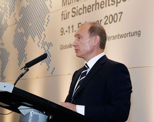 Vladimir Poutine prononcé le 10 février 2007 à la Conférence de Munich sur la sécurité
