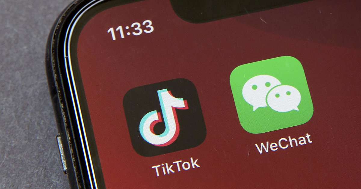 applications chinoises TikTok et WeChat