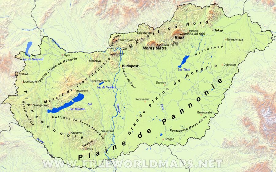 hongrie-carte