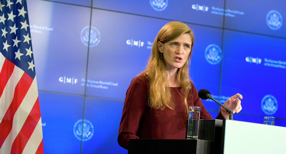 la va-t-en-guerre Samantha Power,