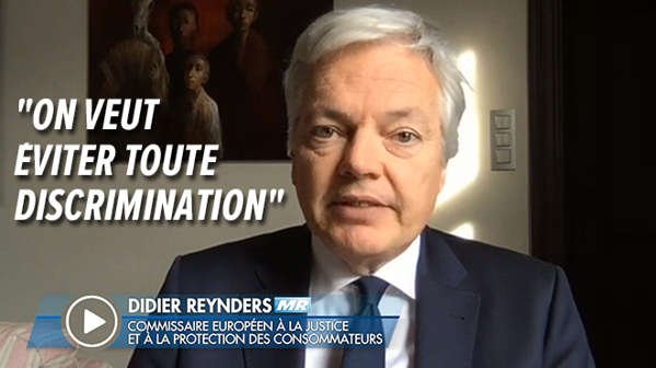 Le commissaire européen Didier Reynders