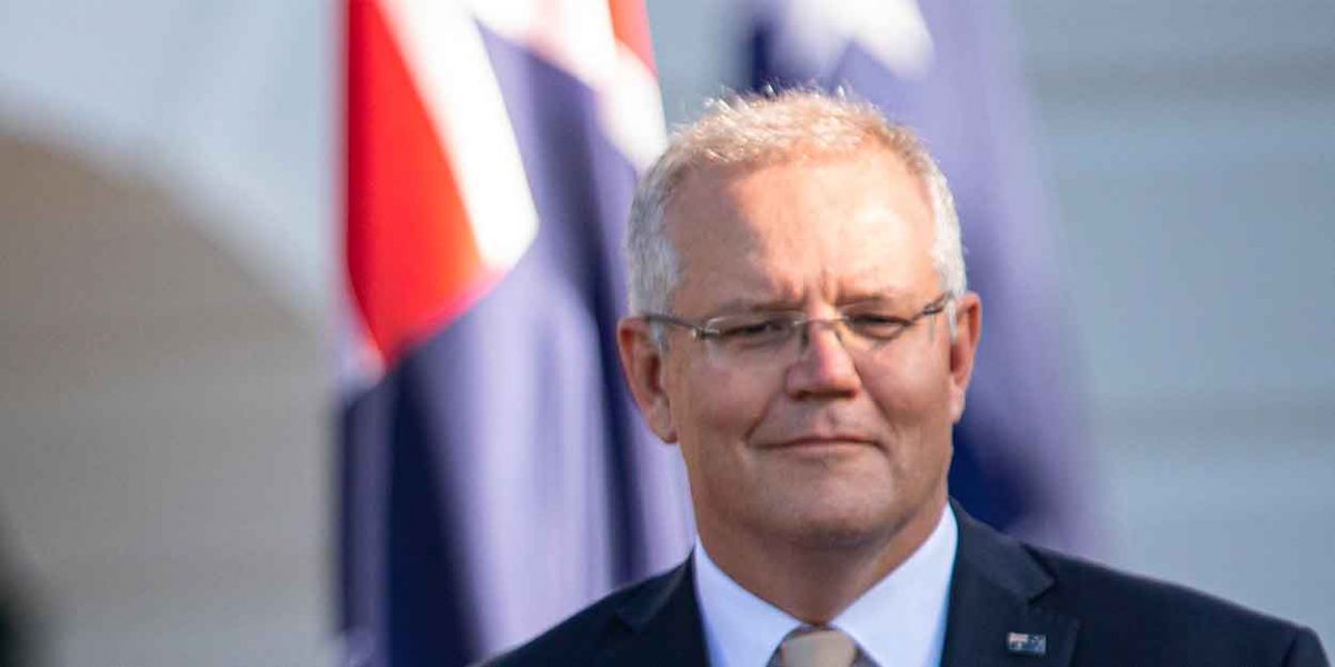Le Premier Ministre australien Scott Morrison