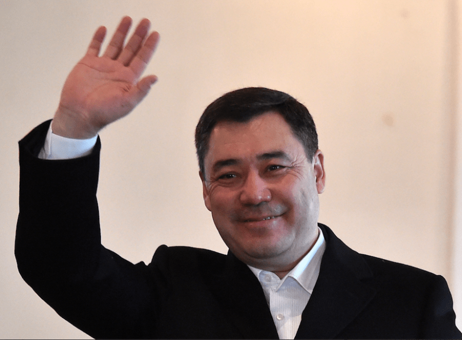 Ukhnaagiin Khurelsukh pour sa victoire à l'élection présidentielle en Mongolie