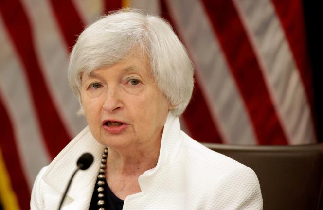 FILE PHOTO: Federal Reserve Chairman Janet Yellen speaks during a news conference after a two-day policy meeting, in Washington