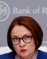 gouverneur de la Banque centrale Elvira Nabiullina. 22