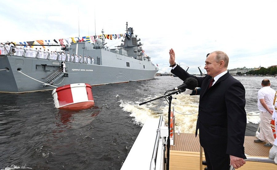 RUSSIE 19 XX 47 Parade navale principale - 25 juillet 2021 - 12H10