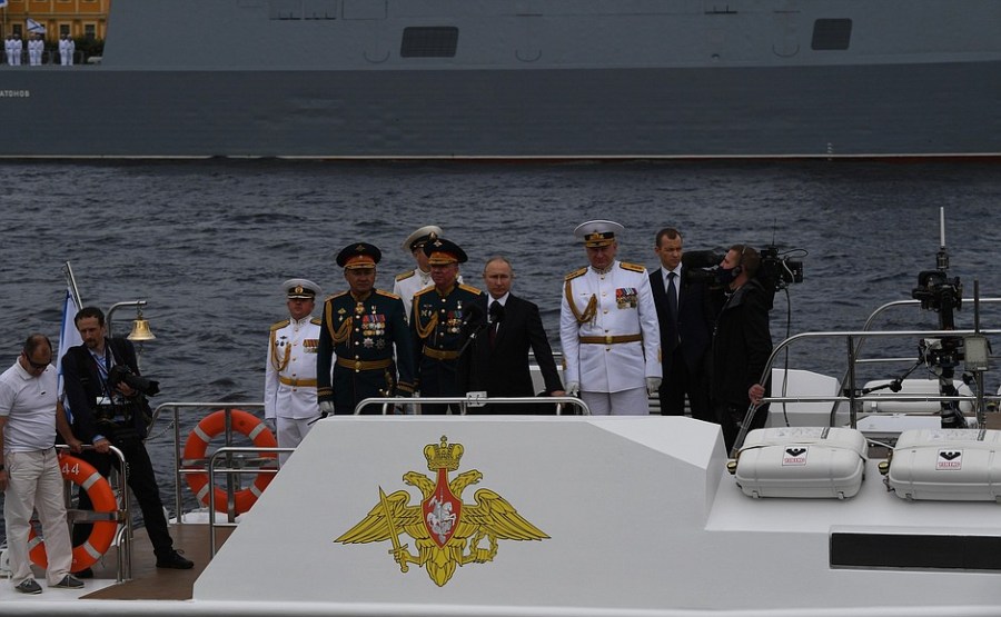 RUSSIE 22 XX 47 Parade navale principale - 25 juillet 2021 - 12H10